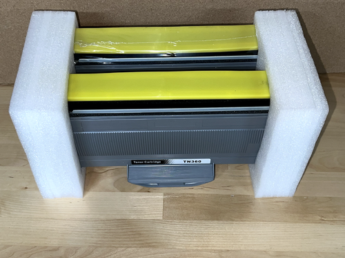 TWO EZink EZ Ink TN360 TN-360 Black Toner Cartridges - Picture 3 of 9