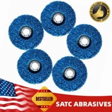 30 Pack 4.5''x7/8" Poly Strip Disc Wheel Rust Remover Wheel For Clean Paint