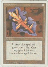 Crystal Rod, Revised Edition, Magic the Gathering MTG 