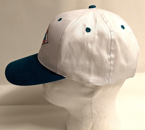 Arizona the Band White & Teal Blue Baseball Hat Cap Snapback 100% Cotton Adult - Picture 4 of 7