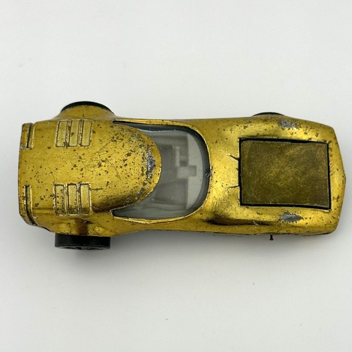 Vtg 1968 Hot Wheels Redline Torero Gold White Interior Mattel Original Car USA - Picture 6 of 14