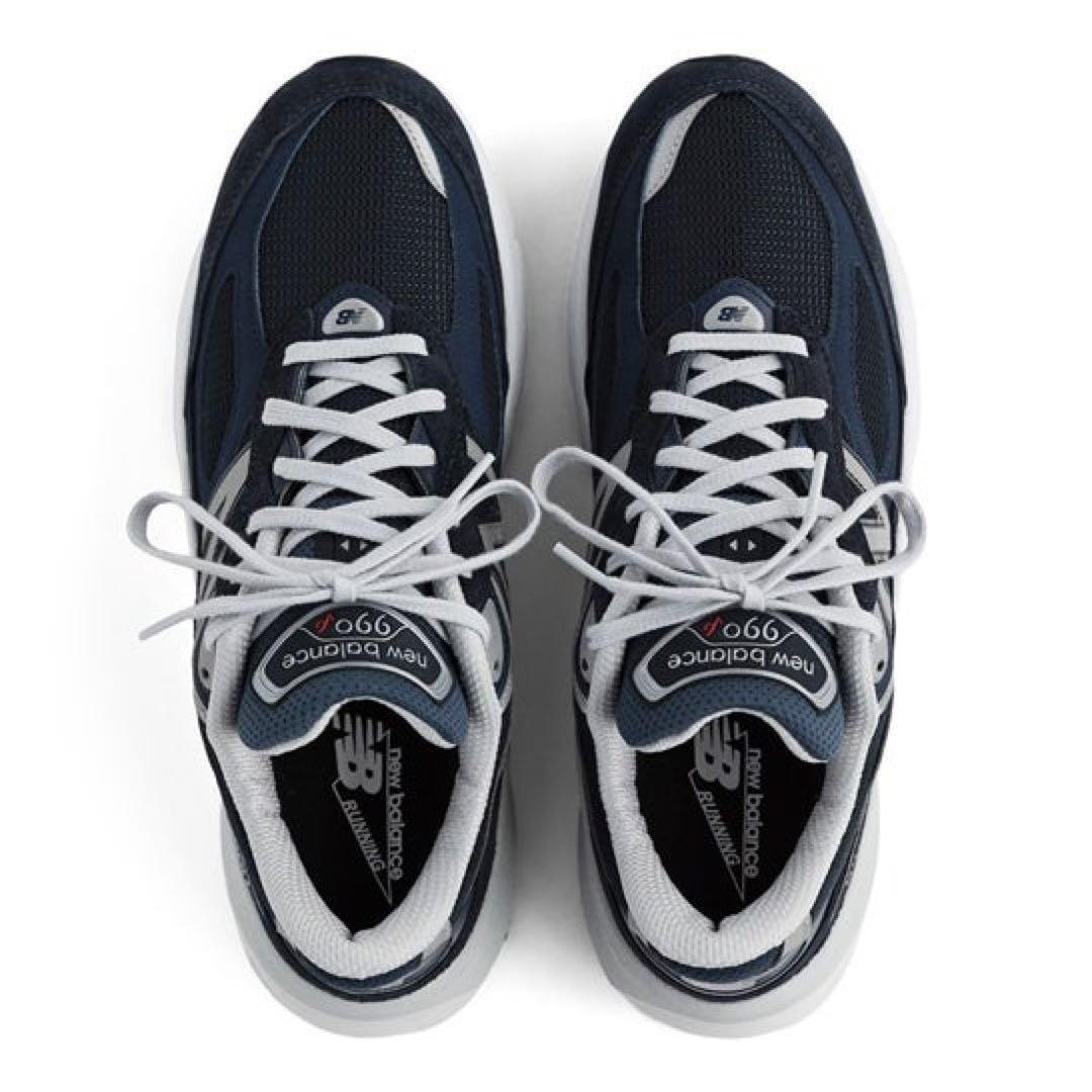 Men 8.5US New Balancem990Nv6 990V6 Navy Sneakers