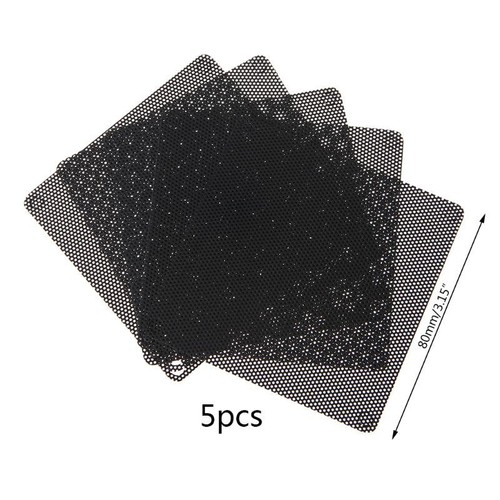 PC Lüfter Staub Netz Gehäuse Kühler Filter Staubdicht PVC Abdeckung Hohe Dichte 5 Stück - Bild 5 von 8