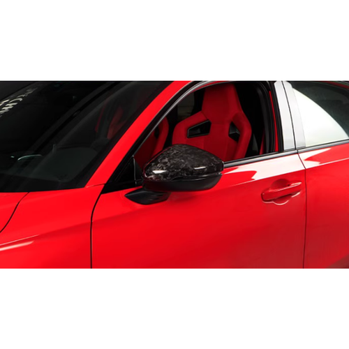 Forged Carbon Side Rearview Mirror Cap Cover Trim for Honda CIVIC 2022 2023 2024 - Foto 6 di 12