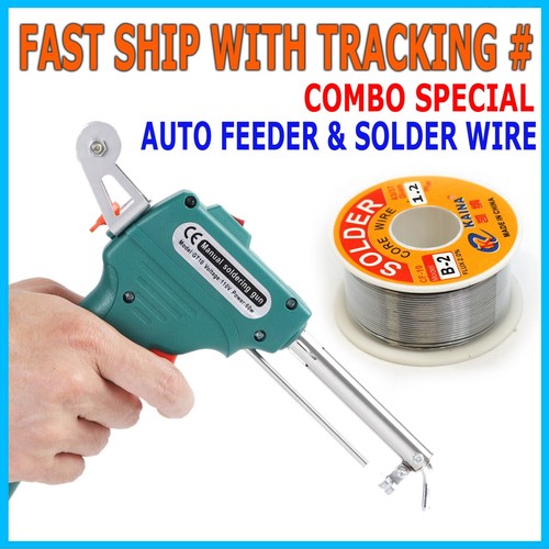 Electric Auto Soldering Iron Gun Kit Hand-Held Tweezers Wire Welding Tool 60W - Picture 1 of 10
