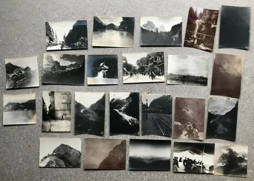 Vintage Photographs 1902 Lucerne, Grindelwald, Interlaken, Wiggilasse x22 - Picture 8 of 14