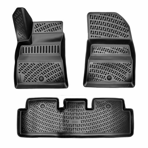 TESLA MODEL 3 FUSSMATTEN 2017-2023 PASSGENAU TPE GUMMIMATTEN NEU  - Bild 1 von 4