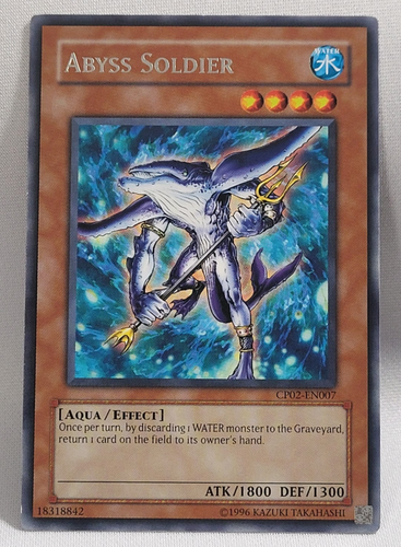 YuGiOh TCG Abyss Soldier CP02-DE007 Champion Pack Unlimited Rare LP