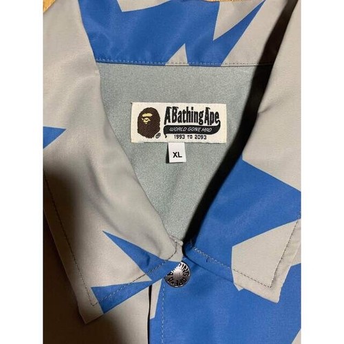 A BATHING APE 20AW Star Coach Jacket Department Men Size XL Used - Picture 2 of 4