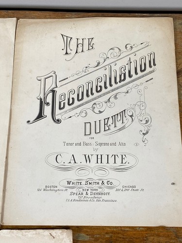 Partituras 13 piezas del siglo XIX, 1870’S - 80’S ~ Reconciliation Duet, Why I Love Thee - Imagen 9 de 10