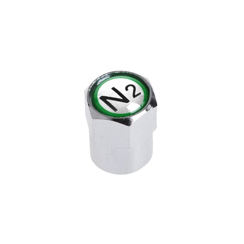 4*Nitrogen N2 Valve Stem Cap Wheel Tire Chrome Car Auto Valve Tire Insert Cover - Picture 5 of 9
