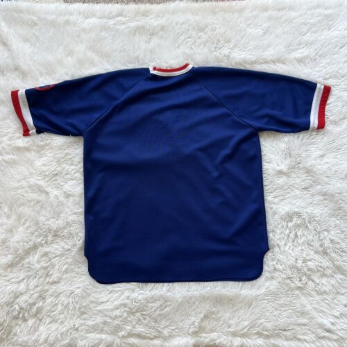 Vintage Vintage Chicage Cubs Trikot 90’s Gr. XL unbedruckt CCM blau - Bild 6 von 8