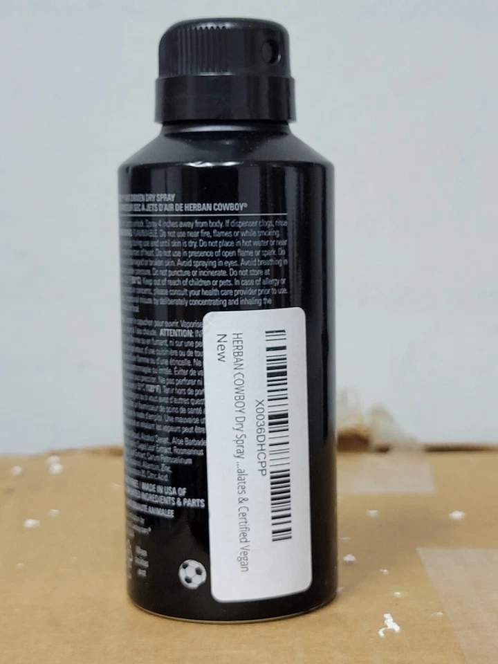 Herban Cowboy Dry Spray Desodorante y Spray Corporal Deportivo 2.8 OZ Foto 3 de 3