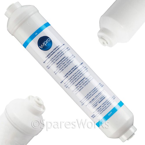 Filtros de agua externos en línea Wpro USC100 para refrigerador GE American 484000008553 x2 - Imagen 2 de 3