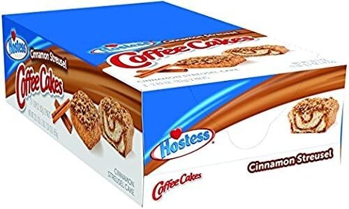 Hostess Coffee Cakes Cinnamon Streusel, 2.89 Ounce, 8 Count - Picture 1 of 1