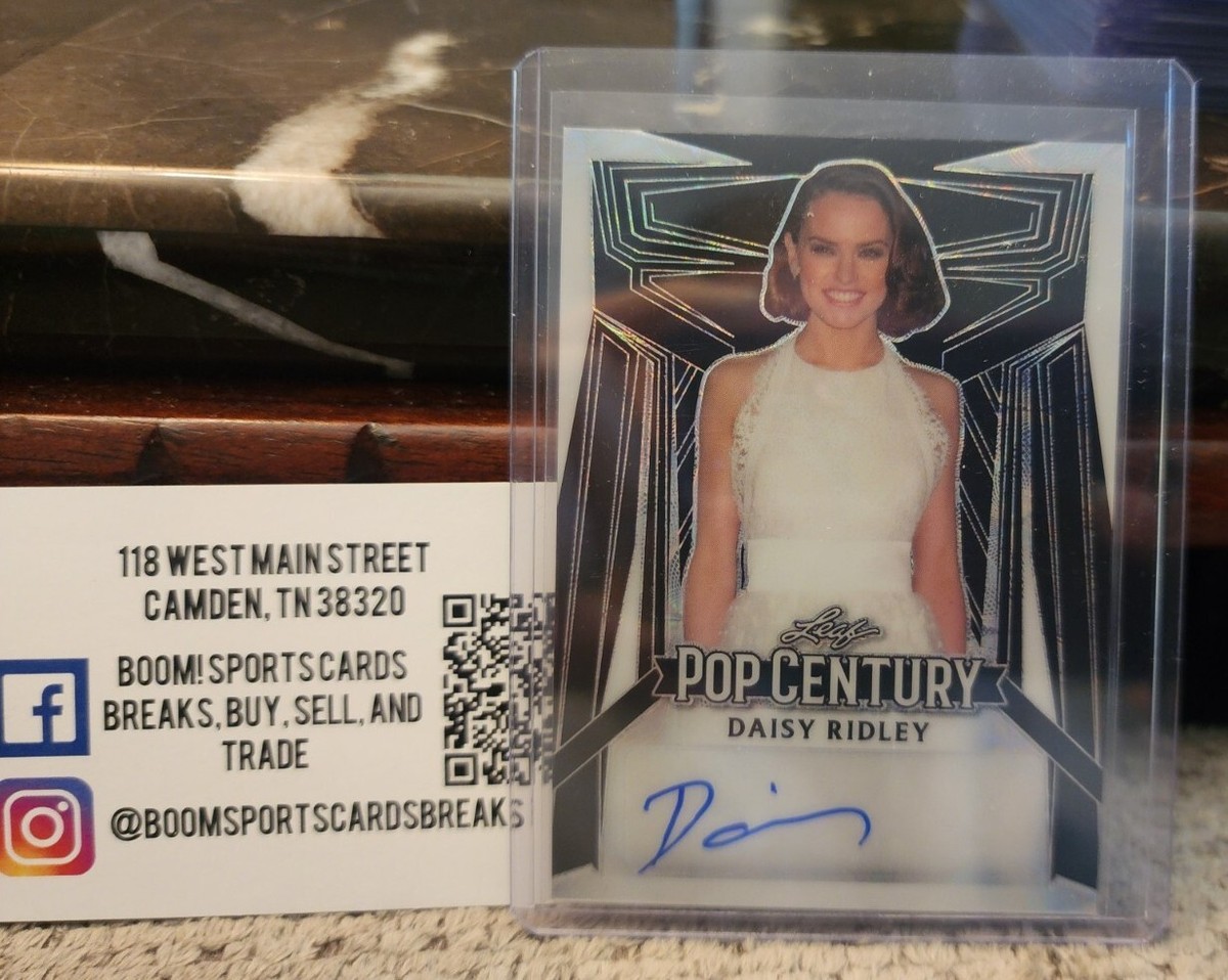 【1/1】Leaf POP CENTURY DAISY RIDLEY 直筆サイン 2023 LEAF POP CENTURY DAISY RIDLEY AUTO BLACK 1/1 STAR WARS