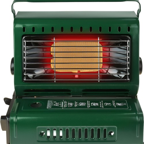 1,3 kW tragbare Camping Gasheizung - grün - Bild 7 von 7