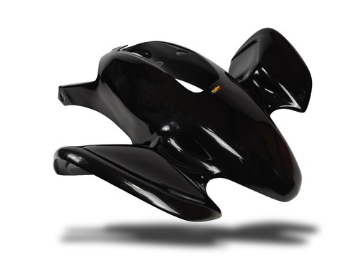 NEW HONDA TRX 300EX 1993-2006 BLACK PLASTIC CUSTOM FRONT FENDER TRX300EX - Picture 1 of 2