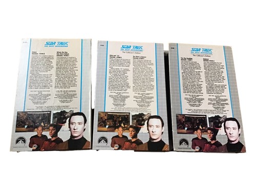 Star Trek Next Generation VHS Collector's Edition 24 Tape Lot Columbia - Picture 3 of 10