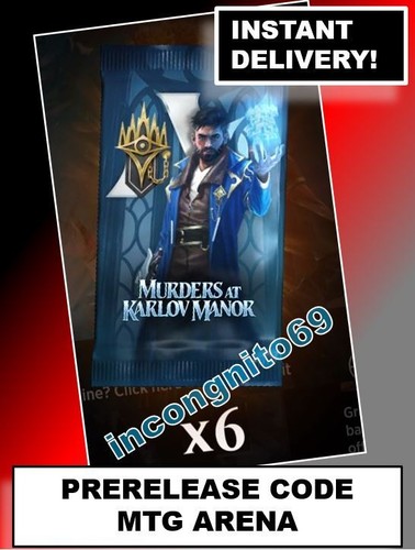 MTG ARENA CODE CARD MAGIC PACK DUSKMOURN BLOOMBURROW OUTLAWS MANOR PRERELEASE - Picture 11 of 38