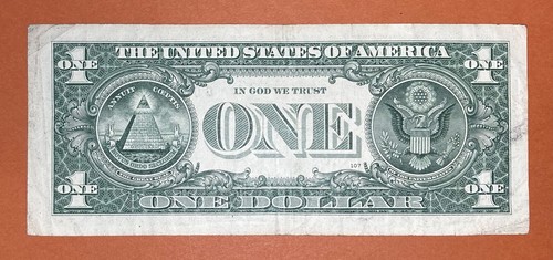 May 7, 1991 ; 5 July 1991 (G 05071991 I) Birthday Note $1 One Dollar Bill - Picture 3 of 3