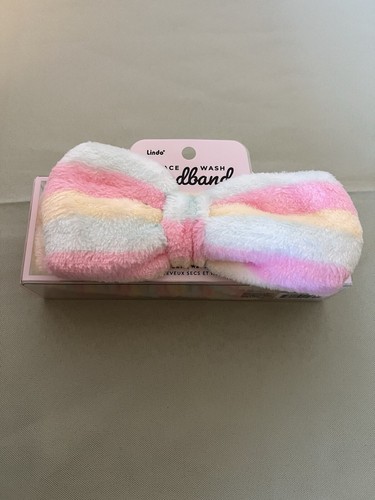 Fascia lava viso LINDO nuova, colori arcobaleno, pastello - Foto 1 di 5