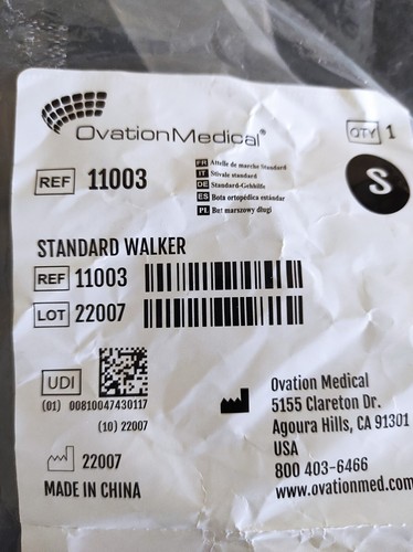 Tutore Ortopedico Walker tibia perone caviglia piede TAGLIA S - Foto 7 di 7