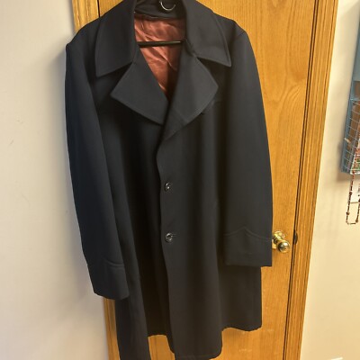 Trench Coat Overcoat Weather Vintage Men All Weather Crownwear