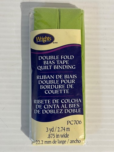 Wrights Double Fold Bias Tape Quilt Binding PC706~3ydx0.875" Various Colors NEW - Picture 85 of 146
