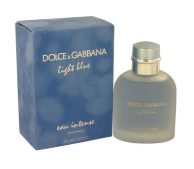 D&G Light Blue Intense Dolce Gabbana Men 3.3 oz 100 ml *Edp* Spray Box Sealed