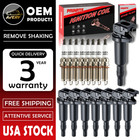 ✅ OEM 8 Ignition Coil + 8 Iridium Spark plugs For BMW 550i 650i 750i X5 X6 UF592