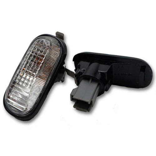 Pair Clear Side Marker Lamp Turn Signal Light For Honda Civic City 1992 1995 - Picture 2 of 6