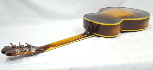 Rare Vintage 1947 Gretsch Synchromatic Arch Top Acoustic Guitar with Hard Case - Picture 8 of 10