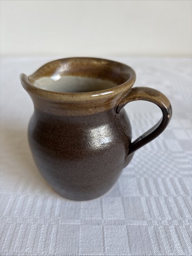 Vintage Abaty handgeworfen Steinzeug walisische Keramik Kaffeekanne Tassen Zucker Milch Tablett - Bild 16 von 21