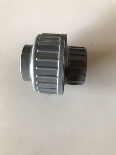 Sistema de tuberías GF 3/4" deslizante ambos lados PVC placa de unión 80 - Imagen 2 de 6