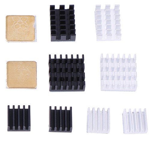 5Pcs For Raspberry Pi 2/3/4 3B+ 4B Aluminum Heatsink Radiator Cooler Kit JCAUCJ - Photo 9/16