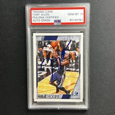 2016-17 Panini Hoops #184 Tony Allen Signed Card AUTO 10 PSA Slabbed Grizzlies