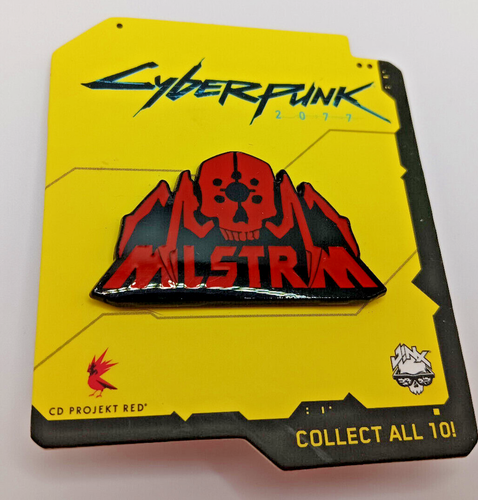 Cyberpunk 2077 Maelstrom logo Pin enamel CD Projekt Red from blind box - Picture 1 of 6
