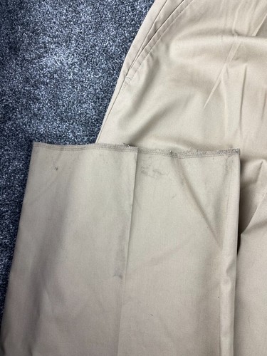 BROOKS BROTHERS 346 Men Regular Fit Pleated Dress Pant - 43x48 Beige unhemmed - Picture 6 of 8