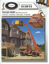 Fork Lift Truck Brochure - Lull - 644D-34 - Telescopic Handler - 1998 (LT505)