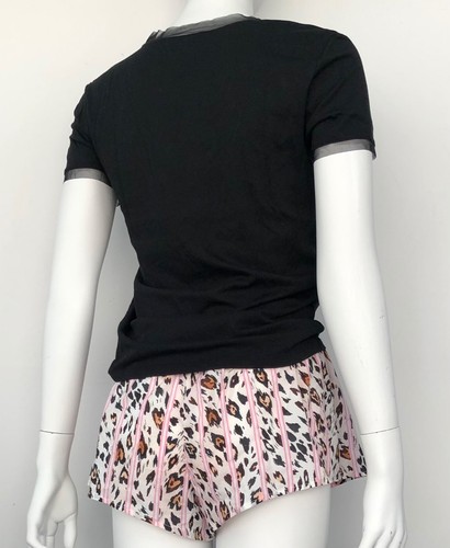 Victoria's Secret Sleep shorts set sleepwear pajama short S M Medium Black NWT - Picture 3 of 12