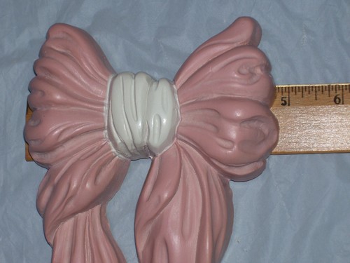 Vintage Homco Pink Bows Set Of 3 Different Sizes Use for One or Two Displays - Picture 6 of 13