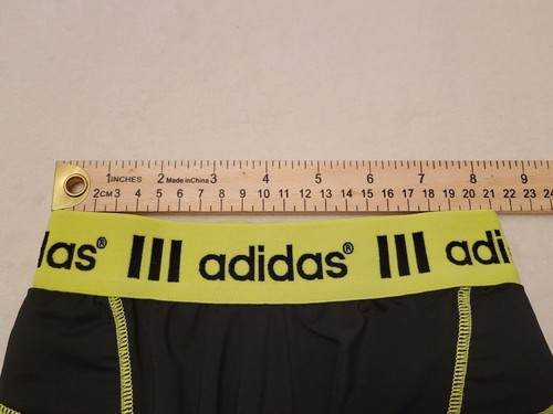 Adidas Destiny Slider Shorts Girls S Small 6-8 Padded Climate Black & Yellow - Picture 12 of 15