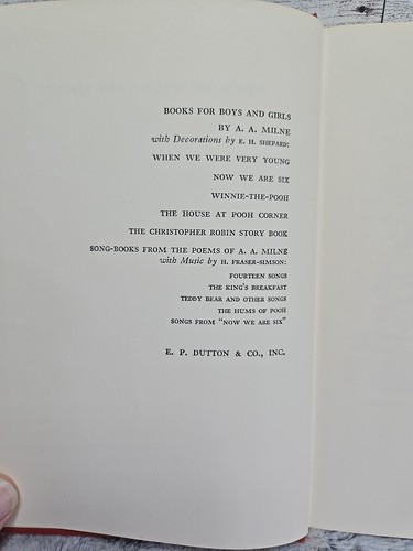 Old WHEN WE WERE VERY YOUNG Book A. A. MILNE ERNEST SHERARD CHILDREN ANIMAL PET - Picture 4 of 10