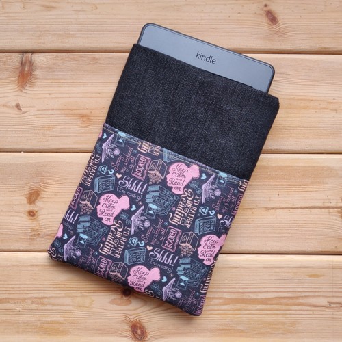 iPad Mini / Kindle / Tolino / Kobo Handmade Case Cover Sleeve Fabric Keep Calm - Picture 3 of 4