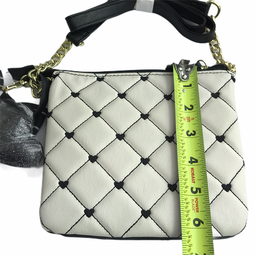 NEW NWOT Betsey Johnson Crossbody Purse Bag Wristlet Clutch Wallet. Black. Bow - Picture 7 of 10