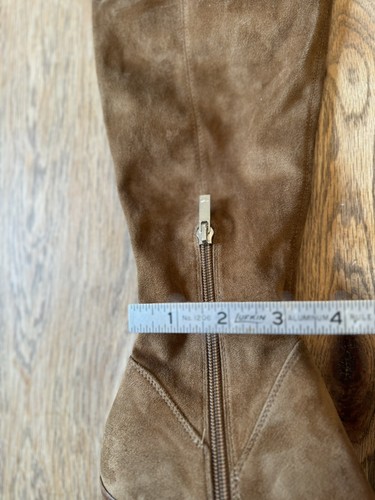 Marc Fisher Comara Lt Cognac Suede Over The Knee Pointed Toe Boot Size 6 M NEW! - Picture 10 of 10