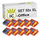 50x Patronen TINTE 525 XL 526 XL mit Chip für MG5220 IP4950 IX6500 IX6520 IX6550