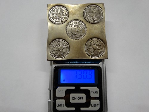 10 kopeks 1726 QUAD COIN Russian Empire 1725 1727 Exonumia coin copper - Picture 4 of 4