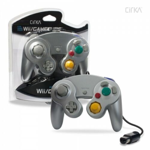 2 LOT NEW Silver Controller for Nintendo Gamecube System Cirka Brand - Picture 4 of 4